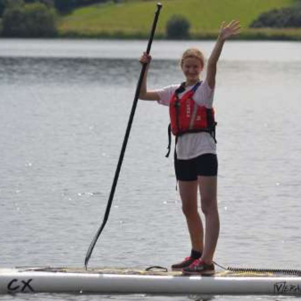 Stand Up Paddle Boarding at Talkin Tarn, near the Lake District